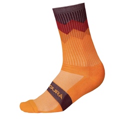 Ponožky Endura Jagged, oranžové